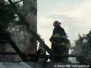 Pożar domu w Łysej Górze - 25.06.2009