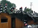 Pożar domu w Łysej Górze - 25.06.2009