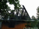 Pożar domu w Łysej Górze - 25.06.2009