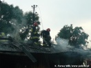 Pożar domu w Łysej Górze - 25.06.2009