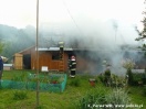 Pożar domu w Łysej Górze - 25.06.2009