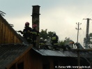 Pożar domu w Łysej Górze - 25.06.2009