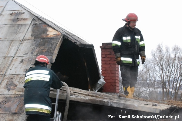 Pożar w Siedliskach 17.03.2010