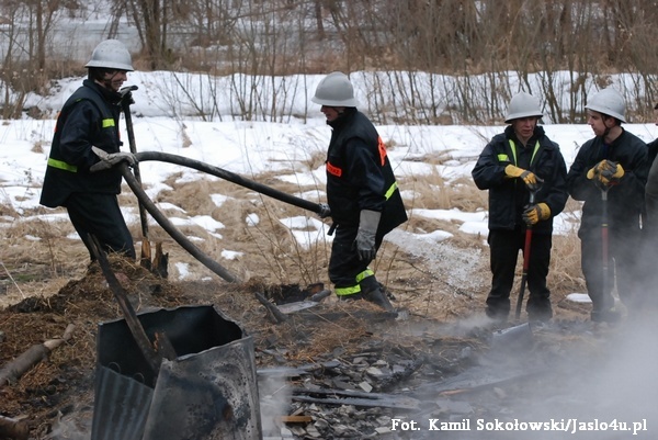 Pożar w Siedliskach 17.03.2010