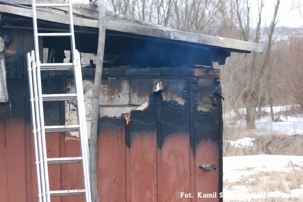 Pożar w Siedliskach 17.03.2010