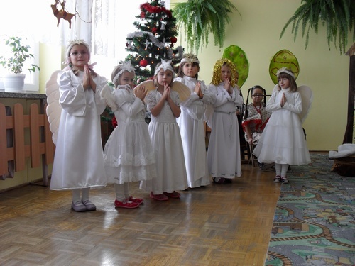 Przedszkolaków kolędowanie