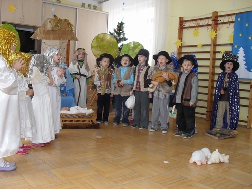 Przedszkolaków kolędowanie