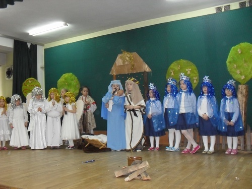 Przedszkolaków kolędowanie