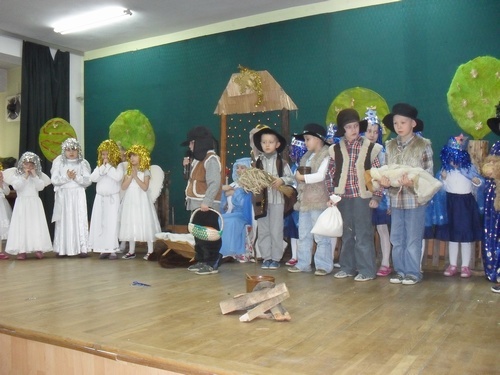 Przedszkolaków kolędowanie