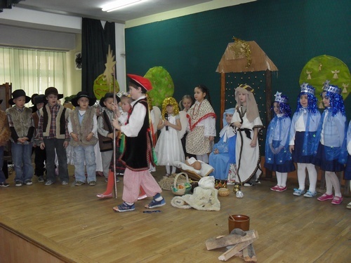Przedszkolaków kolędowanie
