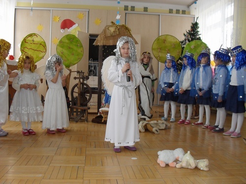 Przedszkolaków kolędowanie