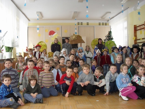 Przedszkolaków kolędowanie