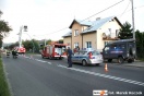 Ściął latarnię i dachował - 13.07.2009