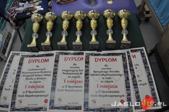 Spartakiada niepełnosprawnych w Gimnazjum nr 2-fot.Marek Dybaś