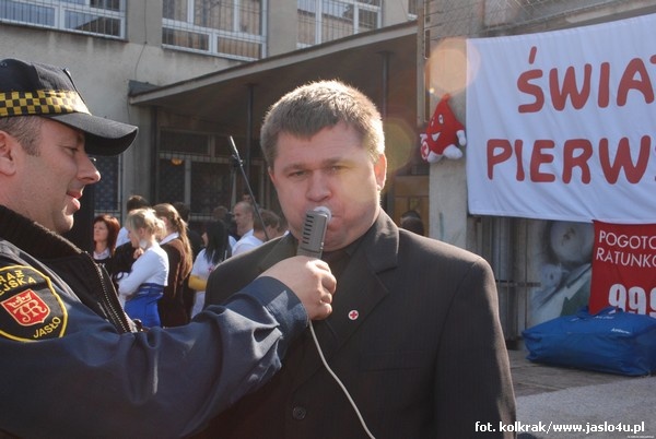 Światowy Dzień Pierwszej Pomocy w Zespole Szkół nr 1 w Jaśle - Fot. Kolkrak