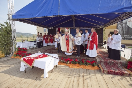 Święty Maksymilian Kolbe patronem szkoły we Wróblowej
