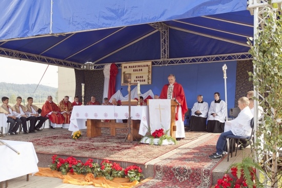 Święty Maksymilian Kolbe patronem szkoły we Wróblowej