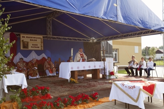 Święty Maksymilian Kolbe patronem szkoły we Wróblowej