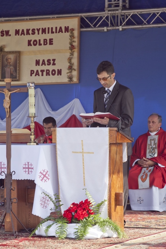 Święty Maksymilian Kolbe patronem szkoły we Wróblowej