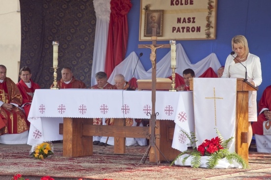 Święty Maksymilian Kolbe patronem szkoły we Wróblowej