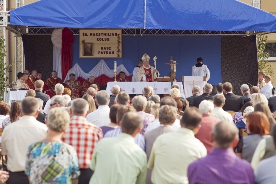 Święty Maksymilian Kolbe patronem szkoły we Wróblowej
