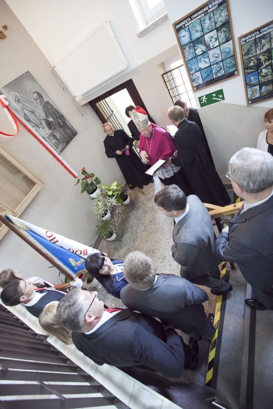 Święty Maksymilian Kolbe patronem szkoły we Wróblowej