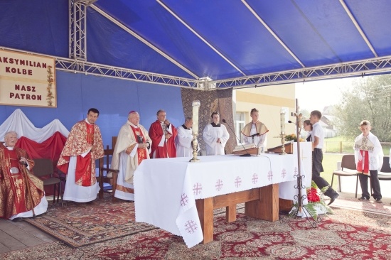 Święty Maksymilian Kolbe patronem szkoły we Wróblowej