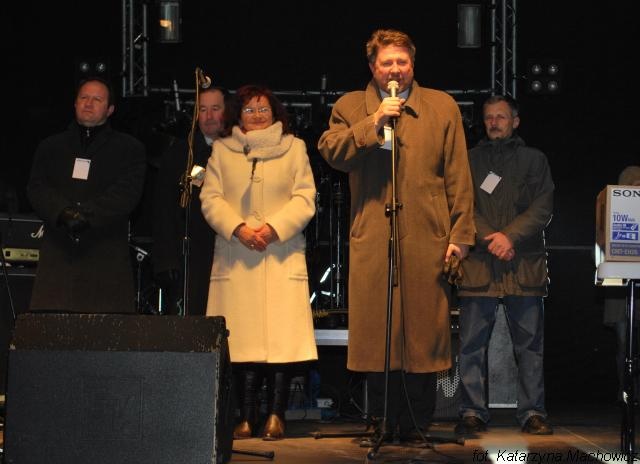 Sylwester na rynku w Jaśle K.Machowicz