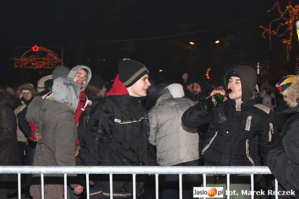 Sylwester na rynku w Jaśle M.Reczek