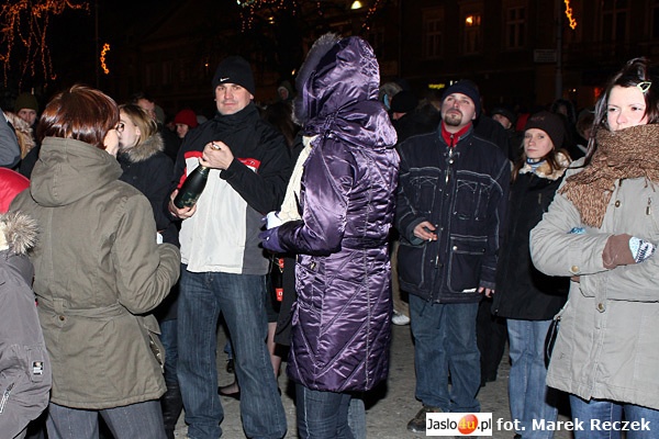 Sylwester na rynku w Jaśle M.Reczek