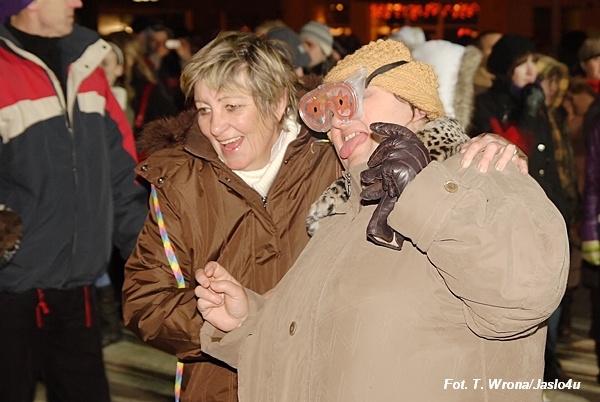 Sylwester na rynku w Jaśle T.Wrona