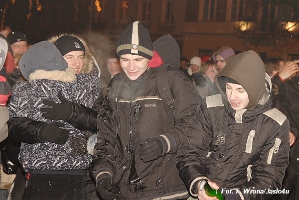 Sylwester na rynku w Jaśle T.Wrona