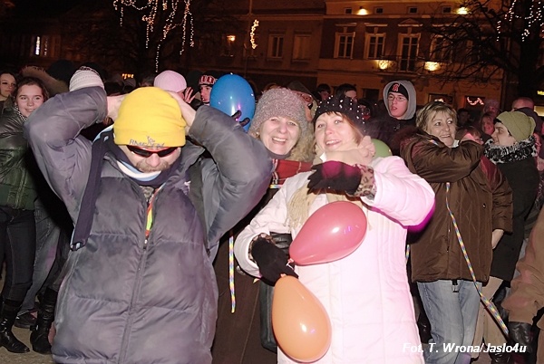 Sylwester na rynku w Jaśle T.Wrona