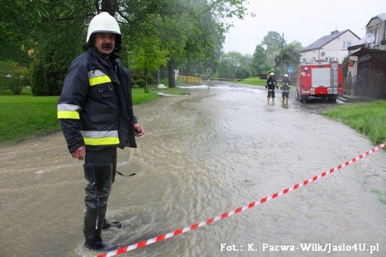 Sytuacja powodziowa w gminie Jasło