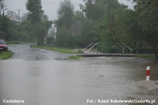 Tarnowiec, Czeluśnica, Ul. Kolejowa w Jaśle - 16.05.2010