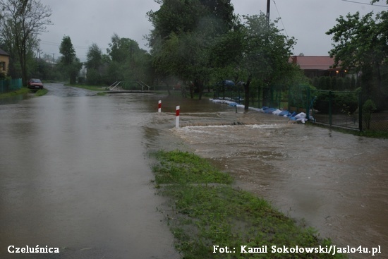 Tarnowiec, Czeluśnica, Ul. Kolejowa w Jaśle - 16.05.2010
