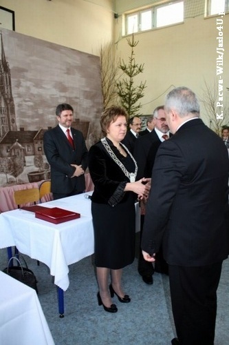 Uroczyste nadanie Kołaczycom praw miejskich