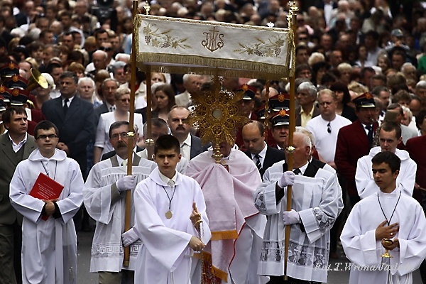 Uroczystości Bożego Ciała w Jaśle