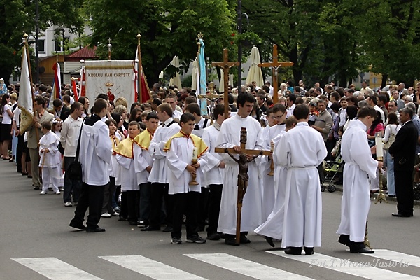 Uroczystości Bożego Ciała w Jaśle