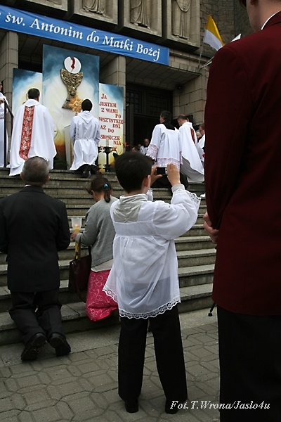 Uroczystości Bożego Ciała w Jaśle