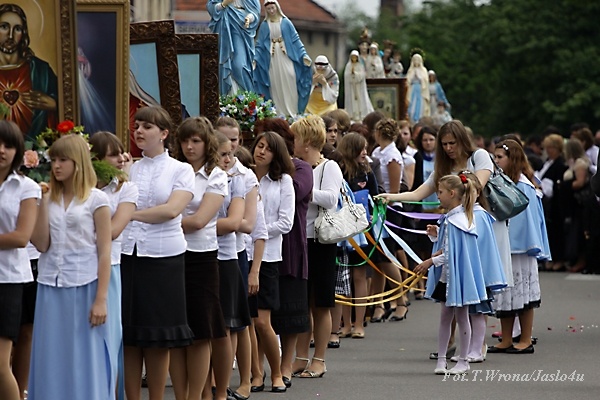 Uroczystości Bożego Ciała w Jaśle