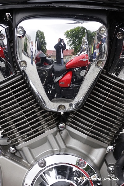VII Zlot Motocyklowy im. Hubala - Parada w Jaśle