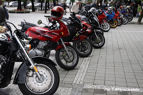 VII Zlot Motocyklowy im. Hubala - Parada w Jaśle