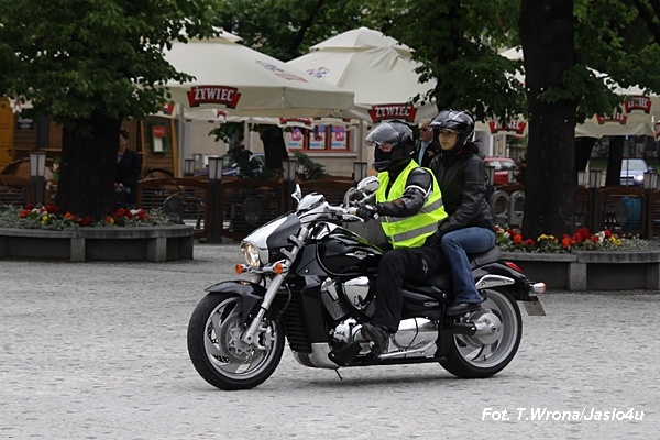 VII Zlot Motocyklowy im. Hubala - Parada w Jaśle