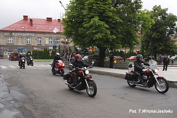 VII Zlot Motocyklowy im. Hubala - Parada w Jaśle