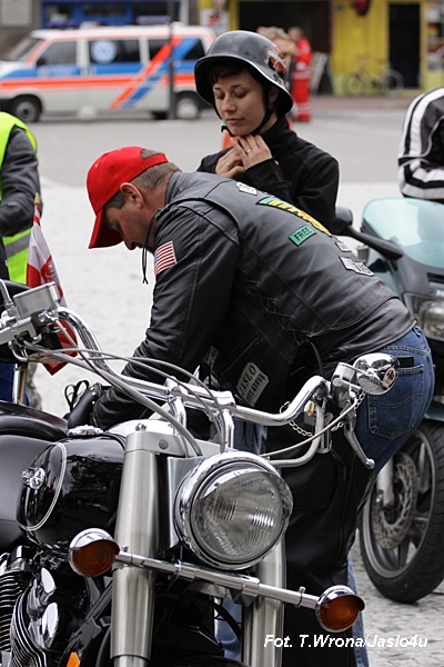 VII Zlot Motocyklowy im. Hubala - Parada w Jaśle