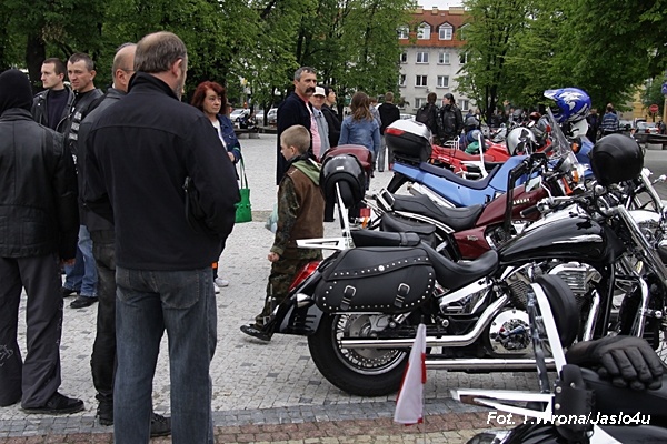VII Zlot Motocyklowy im. Hubala - Parada w Jaśle