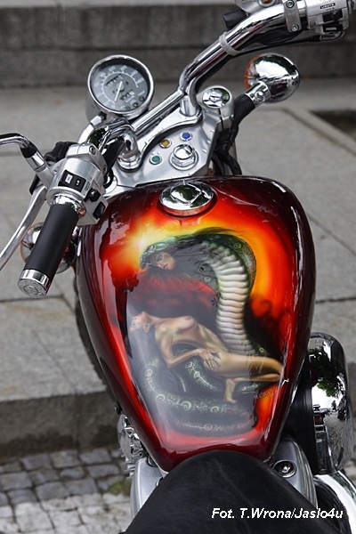 VII Zlot Motocyklowy im. Hubala - Parada w Jaśle