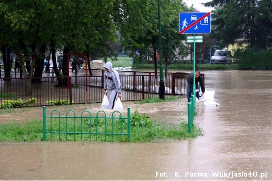 Walka z żywiołem w Jaśle