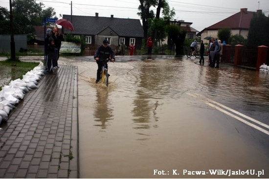 Walka z żywiołem w Jaśle